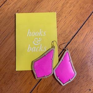 Kendra Scott Alex Earring in Pink & Gold